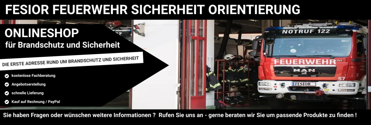 Onlineshop für Brandschutz und Sicherheit - erste Adresse rund um Brandschutz und Sicherheit